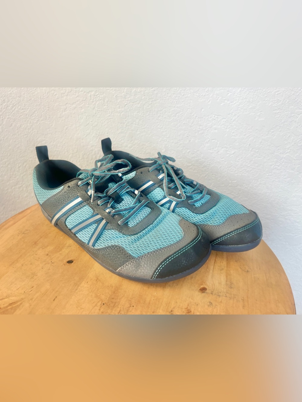 Xero Prio Zero Drop Barefoot Running Shoes Womens 9 Blue Minimalist NICE!